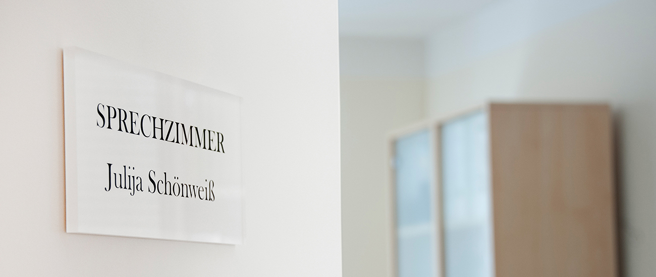 Privatpraxis Julija Schönweiß, Fachärztin für Psychiatrie und Psychotherapie in München Schwabing